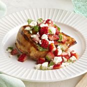 Grilled Chicken with Strawberry Salsa